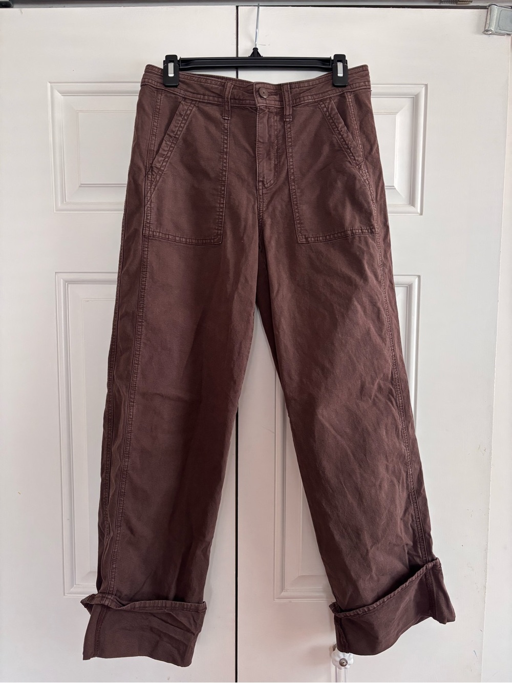 American Eagle Outfitters Women’s Stovepipe Cargo Pants - Brown